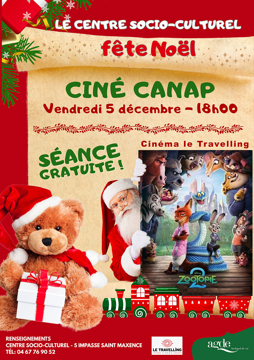 Ciné Canap’ fête Noël
