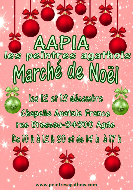 Marché de Noël des Peintres Agathois