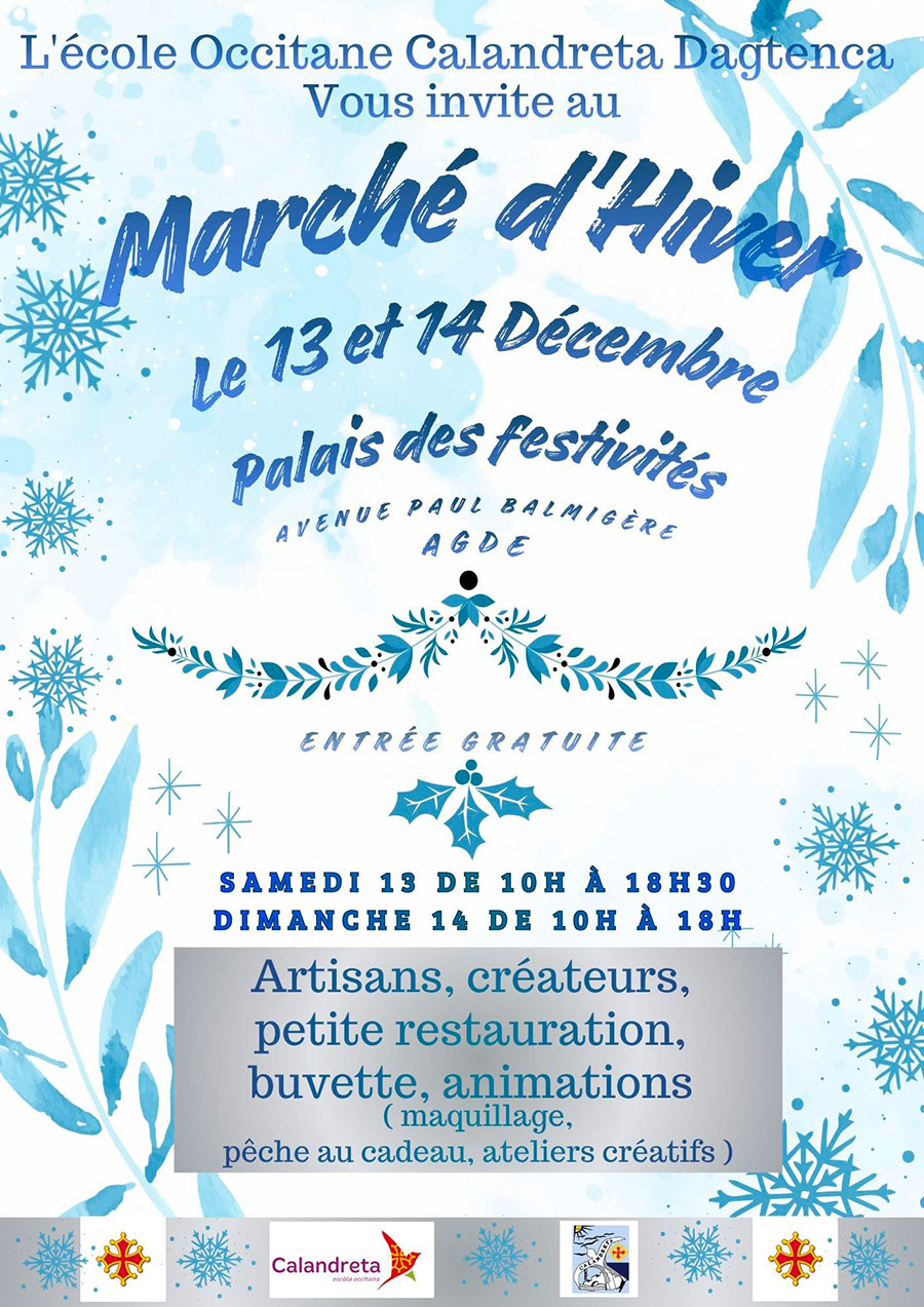 Marché d'hiver de la Calandreta Dagtenca