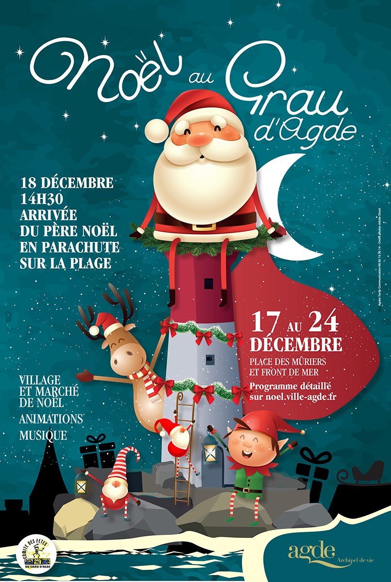 Marché de Noël au Grau d'Agde